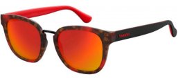 Sunglasses - Havaianas - GUAECA - O63 (UW) HAVANA RED // ORANGE MULTILAYER FLASH