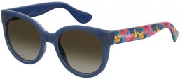 Sunglasses - Havaianas - NORONHA/M - S6F (HA) BLUE PATTERNED // BROWN GRADIENT
