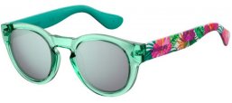 Lunettes de soleil - Havaianas - TRANCOSO/M - RSV (DC) CRYSTAL GREEN // EXTRA WHITE MULTILAYER