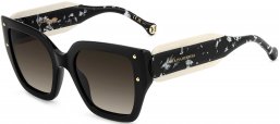 Gafas de Sol - Carolina Herrera - HER 0323/S - 80S (HA) BLACK WHITE // BROWN GRADIENT
