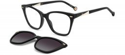Monturas - Carolina Herrera - HER 0334/C - 807 (WJ) BLACK // CLEAR + CLIP ON GREY GRADIENT POLARIZED