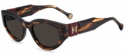 Gafas de Sol - Carolina Herrera - HER 0370/S - EX4 (IR) BROWN HORN // GREY