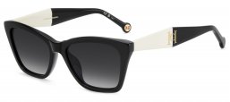 Gafas de Sol - Carolina Herrera - HER 0417/G/S - 80S (9O) BLACK WHITE // DARK GREY GRADIENT