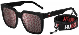 Gafas de Sol - HUGO - HG 1218/S - UYY (0L) BLACK PATTERNED RED // RED DECORED