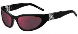 Gafas de Sol - HUGO - HG 1255/S - 807 (AO) BLACK // RED MIRROR