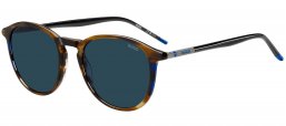 Gafas de Sol - HUGO - HG 1346/S - EX4 (KU) BROWN HORN // BLUE