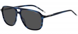 Gafas de Sol - HUGO - HG 1398/S - 38I (IR)  BLUE HORN // GREY