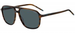 Gafas de Sol - HUGO - HG 1398/S - EX4 (IR)  BROWN HORN // GREY