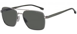 Lunettes de soleil - BOSS Hugo Boss - BOSS 1045/S/IT - R81 (M9) MATTE RUTHENIUM // GREY POLARIZED