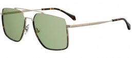 Lunettes de soleil - BOSS Hugo Boss - BOSS 1091/S - CGS (GP) LIGHT GOLD HAVANA // GREEN PHOTOCROMIC