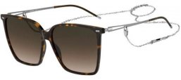 Sunglasses - BOSS Hugo Boss - BOSS 1388/S - 086 (HA) DARK HAVANA // BROWN GRADIENT
