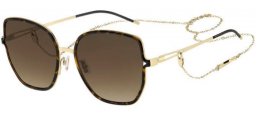 Sunglasses - BOSS Hugo Boss - BOSS 1392/S - 8SO (HA) MATTE GOLD HAVANA // BROWN GRADIENT