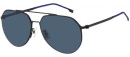 Sunglasses - BOSS Hugo Boss - BOSS 1404/F/SK - 003 (KU) MATTE BLACK // BLUE GREY
