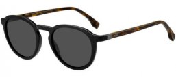 Lunettes de soleil - BOSS Hugo Boss - BOSS 1491/S - WR7 (IR) BLACK HAVANA // GREY