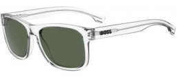 Sunglasses - BOSS Hugo Boss - BOSS 1568/S - 900 (QT) CRYSTAL // GREEN