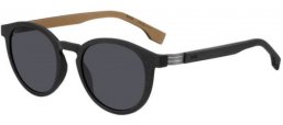 Sunglasses - BOSS Hugo Boss - BOSS 1575/S - 0WM (IR) BLACK BEIGE // GREY BLUE