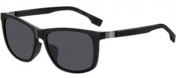 Sunglasses - BOSS Hugo Boss - BOSS 1617/F/S - 807 (IR) BLACK // GREY BLUE
