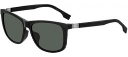 Sunglasses - BOSS Hugo Boss - BOSS 1617/F/S - 807 (UC) BLACK // GREEN POLARIZED