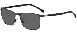Sunglasses - BOSS Hugo Boss - BOSS 1635/S - SVK (M9) MATTE BLACK // GREY POLARIZED