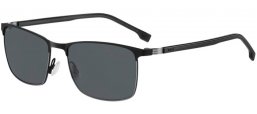 Sunglasses - BOSS Hugo Boss - BOSS 1635/S - TI7 (IR) MATTE BLACK RUTHENIUM // GREY