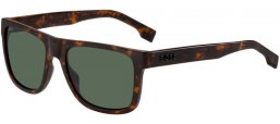 Sunglasses - BOSS Hugo Boss - BOSS 1647/S - 086 (QT) DARK HAVANA // GREEN