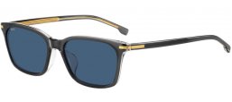 Sunglasses - BOSS Hugo Boss - BOSS 1669/F/SK - KB7 (KU) GREY // BLUE GREY