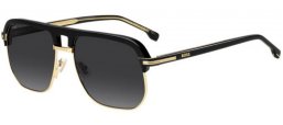 Lunettes de soleil - BOSS Hugo Boss - BOSS 1752/S - 2M2 (9O) BLACK // DARK GREY GRADIENT