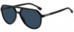 Lunettes de soleil - BOSS Hugo Boss - BOSS 1831/S - 807 (KU) BLACK // BLUE