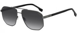 Gafas de Sol - BOSS Hugo Boss - BOSS 1832/S - R80 (WJ) STEEL METAL DARK RUTHENIUM // GREY GRADIENT POLARIZED