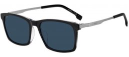 Lunettes de soleil - BOSS Hugo Boss - BOSS 1836/G/S - 7C5 (KU) BLACK CRYSTAL // BLUE