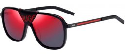 Gafas de Sol - HUGO Hugo Boss - HG 1090/S - OIT (AO) BLACK RED // RED MIRROR