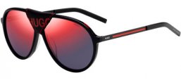 Sunglasses - HUGO Hugo Boss - HG 1091/S - OIT (AO) BLACK RED // RED MIRROR