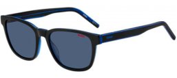 Gafas de Sol - HUGO Hugo Boss - HG 1243/S - D51 (KU) BLACK BLUE // BLUE GREY