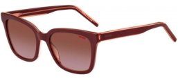 Sunglasses - HUGO Hugo Boss - HG 1248/S - 0T5 (N4) BURGUNDY PINK // BROWN GRADIENT BRICK
