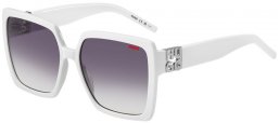 Sunglasses - HUGO Hugo Boss - HG 1285/S - VK6 (9O) WHITE // DARK GREY GRADIENT