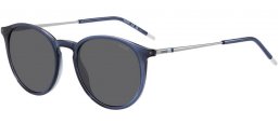 Sunglasses - HUGO Hugo Boss - HG 1286/S - B88 (IR) BLUE SILVER // GREY