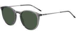 Sunglasses - HUGO Hugo Boss - HG 1286/S - D3X (QT) GREY RUTHENIUM // GREEN
