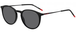 Sunglasses - HUGO Hugo Boss - HG 1286/S - OIT (IR) BLACK RED // GREY