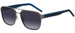 Sunglasses - HUGO Hugo Boss - HG 1298/S - D51 (9O) BLACK BLUE // DARK GREY GRADIENT