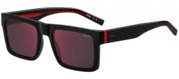 Sunglasses - HUGO Hugo Boss - HG 1314/S - 807 (AO) BLACK // RED MIRROR