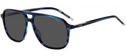 Gafas de Sol - HUGO Hugo Boss - HG 1398/S - 38I (IR)  BLUE HORN // GREY