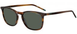 Gafas de Sol - HUGO Hugo Boss - HG 1399/S - EX4 (QT) BROWN HORN // GREEN