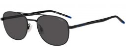 Lunettes de soleil - HUGO Hugo Boss - HG 1375/S - 003 (IR) MATTE BLACK // GREY