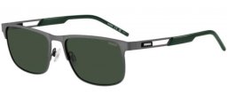Gafas de Sol - HUGO Hugo Boss - HG 1385/S - R80 (QT) MATTE DARK RUTHENIUM // GREEN