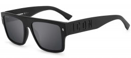 Gafas de Sol - Dsquared2 - ICON 0003/S - 003 (T4) MATTE BLACK // BLACK FLASH
