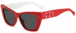 Gafas de Sol - Dsquared2 - ICON 0006/S - C9A (IR) RED // GREY