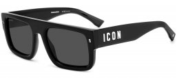 Gafas de Sol - Dsquared2 - ICON 0008/S - 807 (IR) BLACK // GREY