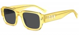 Gafas de Sol - Dsquared2 - ICON 0009/S - 40G (IR) YELLOW // GREY