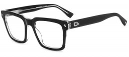 Monturas - Dsquared2 - ICON 0013 - 7C5 BLACK CRYSTAL