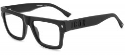 Monturas - Dsquared2 - ICON 0023 - 003 MATTE BLACK